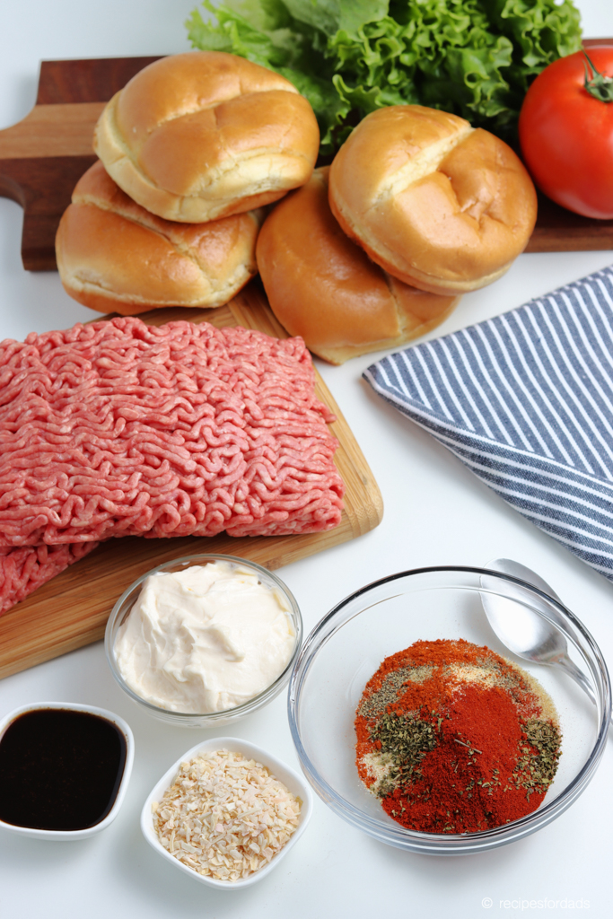 Best Burger Recipe always includes mayonnaise!