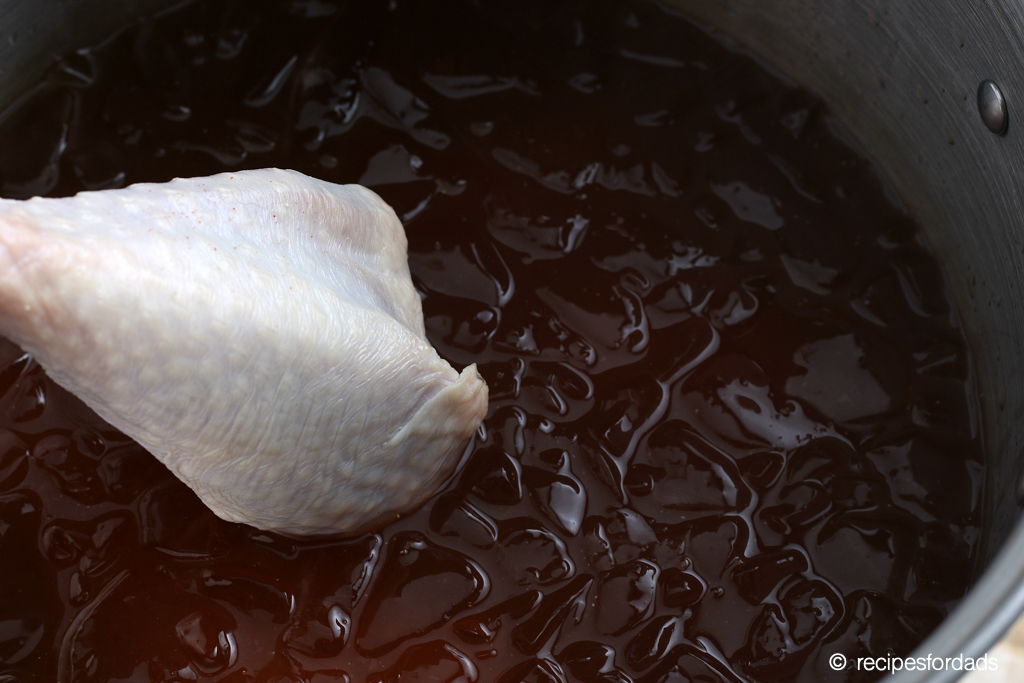 soaking turkey leg in brine