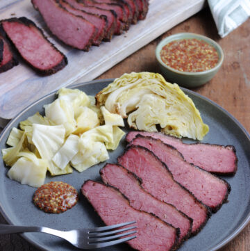 Smoked Corned Beef and Cabbage