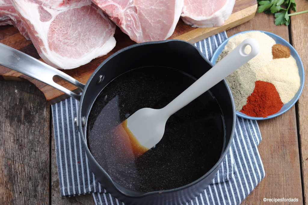 The perfect brine for smoked pork chops to help them retain moisture