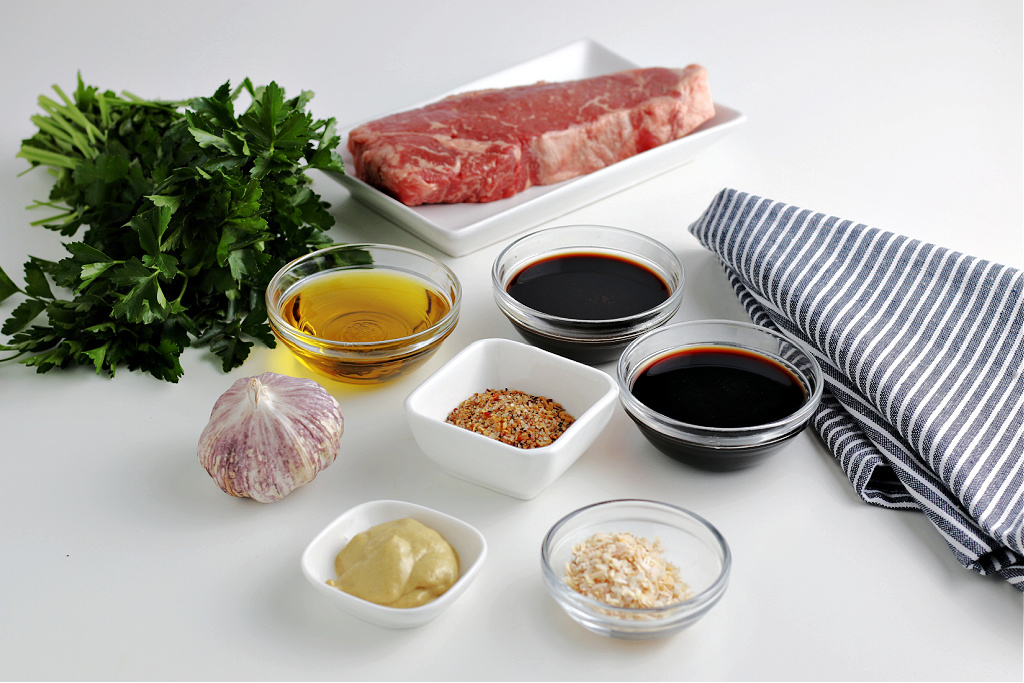 ingredients to make steak marinade
