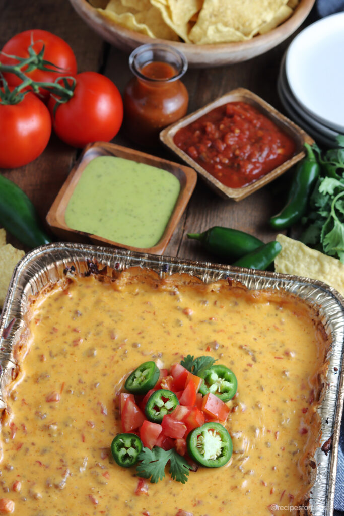 smoked queso dip