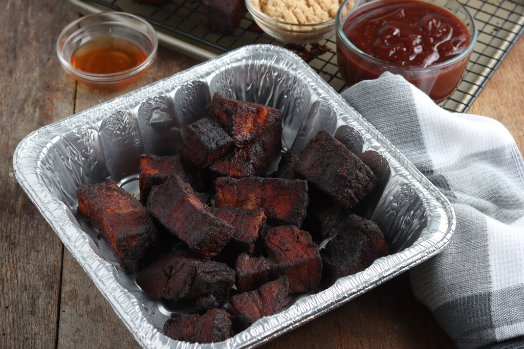 Burnt ends in Pan