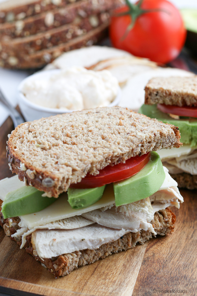 Ultimate Leftover Turkey Sandwich With Cranberry Sauce and Avocado