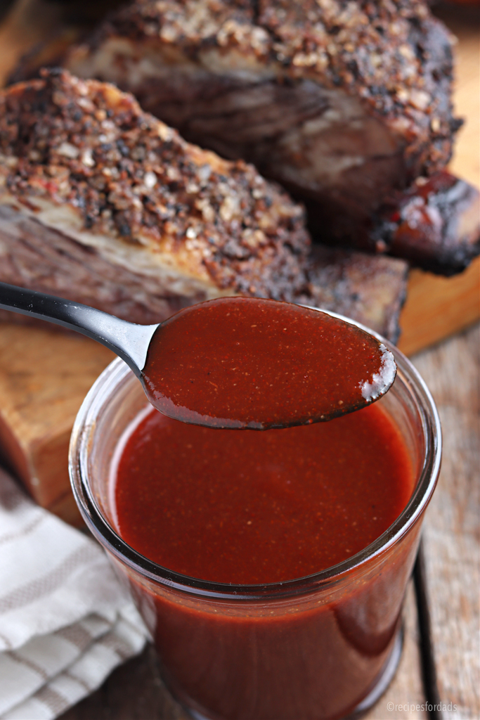 Closeup shot of Texas BBQ Sauce