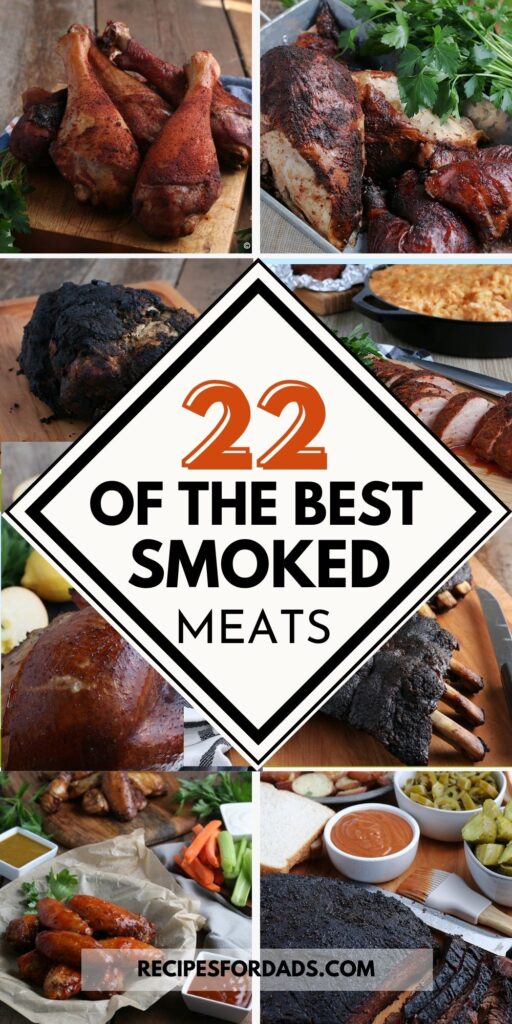22 of the best smoked meats pin graphic for pinterest