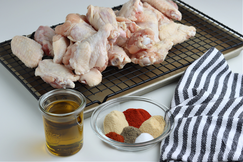 ingredients for smoked chicken wings