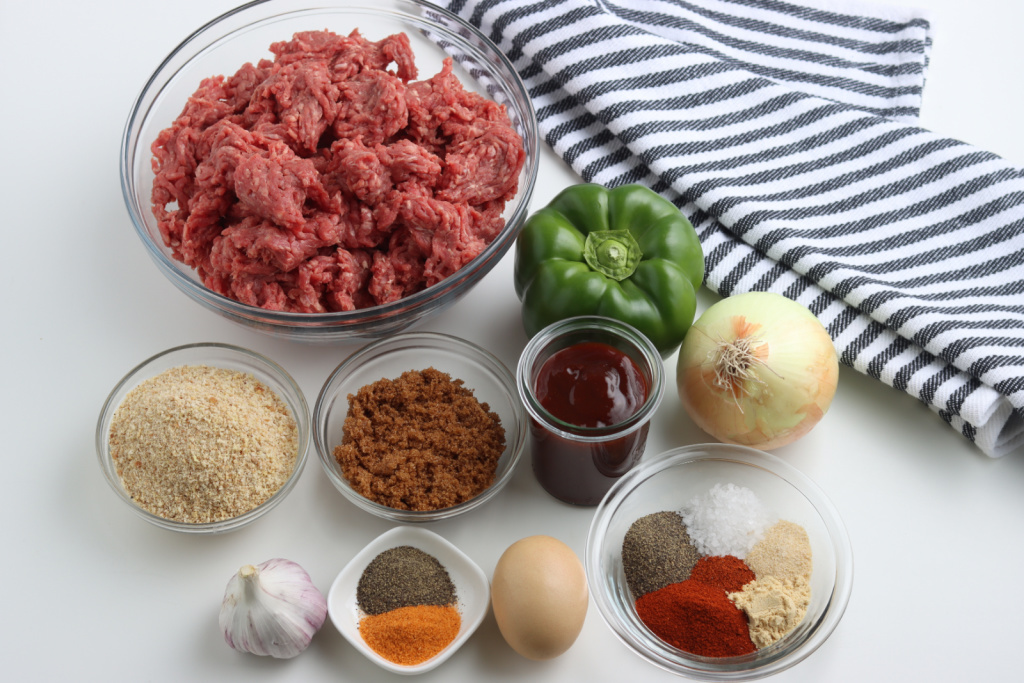 ingredients for smoked meatloaf