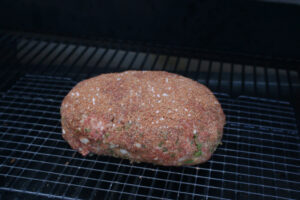 Smoked Meatloaf on Traeger smoker