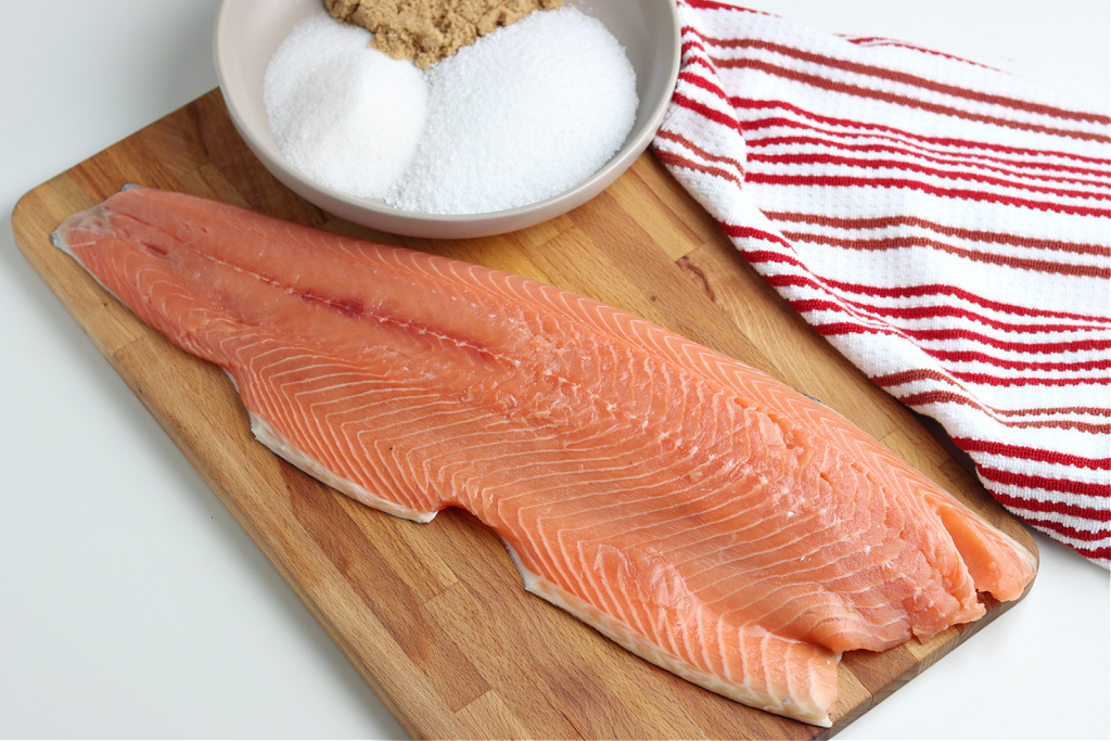 ingredients for smoked salmon