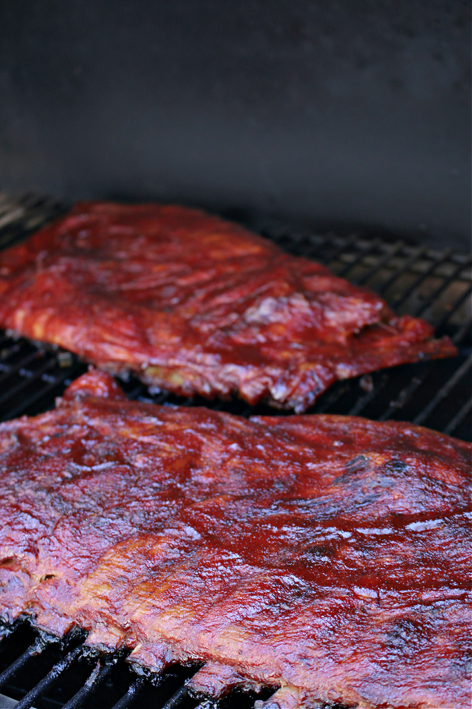 321 Ribs on Traeger Smoker