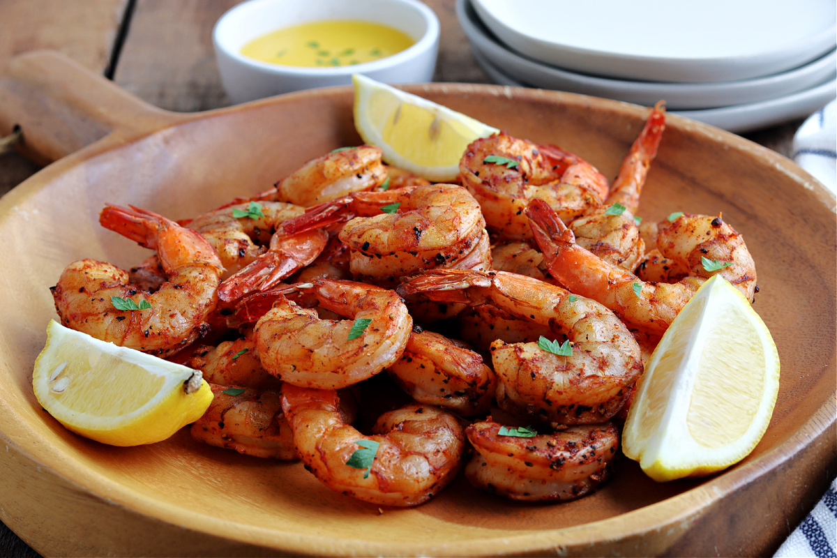 Traeger shrimp clearance