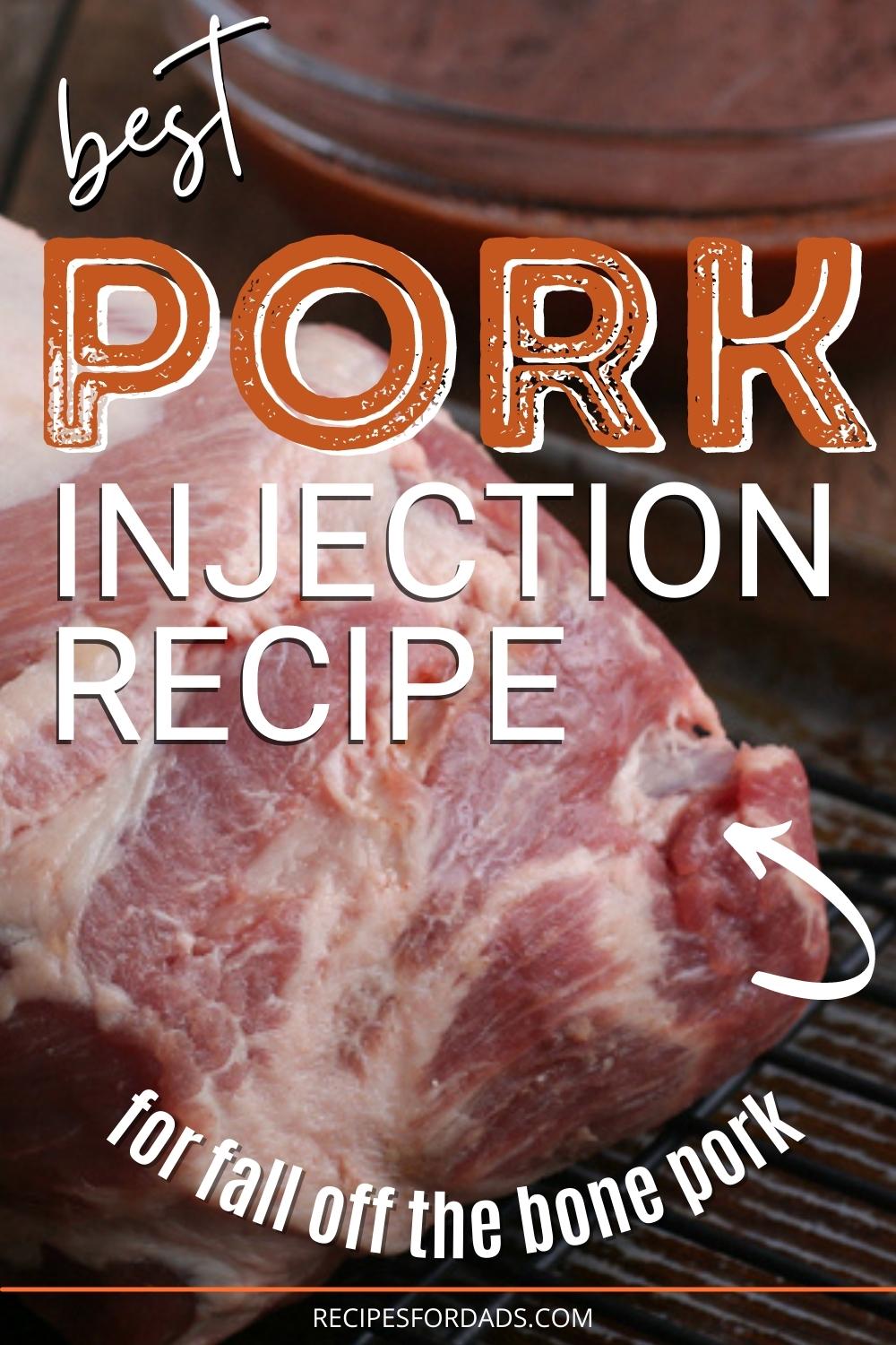 Pork injection clearance marinade recipe